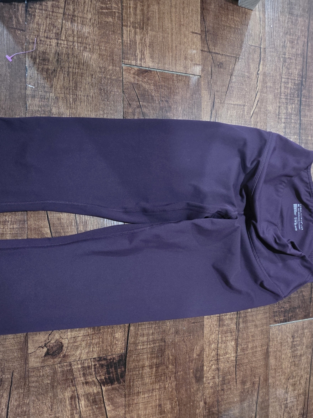 Yogalicious Lux Women's Purple Capri Leggings High Rise Stretch Yoga Size M
